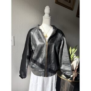 Vintage Vanson Leather Motorcycle Jacket Sz 44 Made in USA